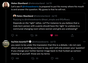 Nate avoids giving a straight answer